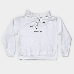 Adrenalin Chemical Molecule Formula Kids Hoodie